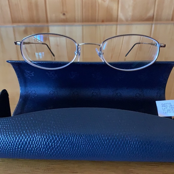 Accessories - Brooks Brothers silver metal Eyeglass Frames
